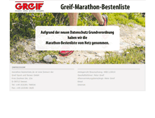 Tablet Screenshot of marathon-bestenliste.de